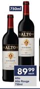 Alto Rouge-750ml Each
