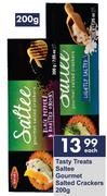 Tasty Treats Saltee Gourmet Salted Crackers-200g Each