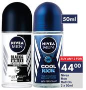 Nivea Men Roll On-For 2 x 50ml