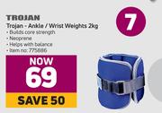 Trojan Ankle/Wrist Weights 2Kg