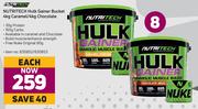 Nutritech Hulk Gainer Bucket Caramel 4Kg/Chocolate 4Kg-Each