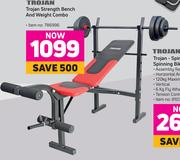 Trojan Strength Bench & Weight Combo