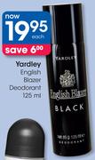 Yardley English Blazer Deodorant-125Ml