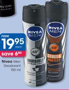 Nivea Men Deodorant-150Ml Each