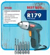 Ryobi Cordless Screwdriver CS 1480