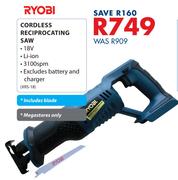 Ryobi Cordless Reciprocating Saw xrs 18