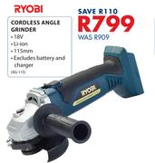 Ryobi Cordless Angle Grinder xg 115