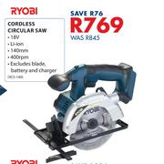 Ryobi Cordless Circular Saw XCS 140