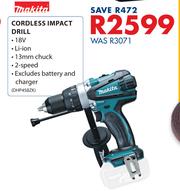 Special Makita Cordless Impact Drill DHP458ZK m.guzzle .za