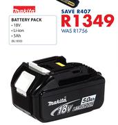 Makita Battery Pack BL1850