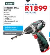Metabo Cordless Drill Driver 600080500