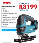 Makita Cordless Jigsaw DJV180ZK