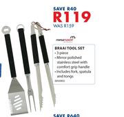 Megamaster Braai Tool Set
