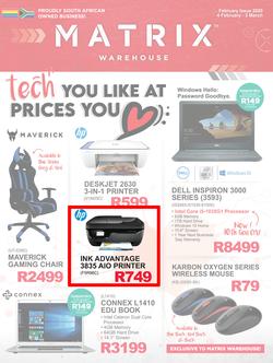Matrix Warehouse : Tech You Like At Prices You Love (4 Feb - 3 Mar 2020), page 1