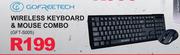 Gofreetech Wireless Keyboard & Mouse Combo GFT-S005