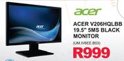 Acer V206HQLBB 19.5" 5MS Black Monitor UM.IV6EE.B03