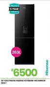 Hisense 263L Fridge Mirror H370BMIB-WD 20-520