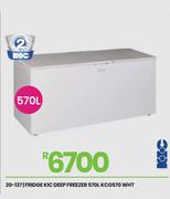 KIC 570L WHT Fridge Deep Freezer KCG570 20-137