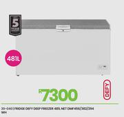 Defy 481L Net WHT Fridge Deep Freezer DMF456/382/294 20-040