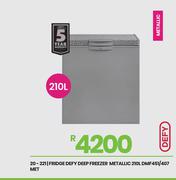 Defy 210L Metallic Fridge Deep Freezer DMF451/407 20-221
