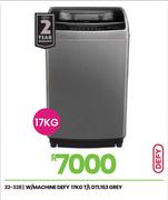 Defy 17Kg T/L Grey W/Machine DTL153 22-328