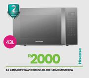 Hisense 43L Mirror 1000W Microwave H43MOMSS 24-241