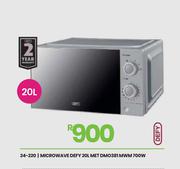 Defy 20L Met 700W MWM Microwave Oven 24-220