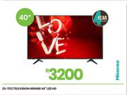 Hisense 40" LED HD Television 23-723