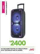 JVC Home Theatre Trolley Speaker 10" (2x1) 80W BT + Mic XS-N518PB 23-764