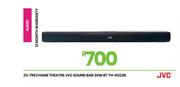 JVC Home Theatre 30W Sound Bar BT TH-N322B 23-795