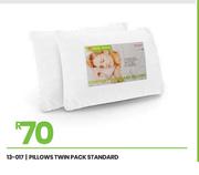 Twin Pack Standard Pillows 13-017