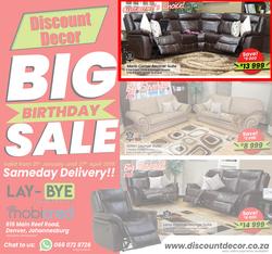 Discount Decor : Big Birthday Sale (21 Jan - 27 April 2019), page 1