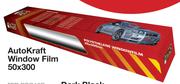 Auto Kraft Window Film Super Black 50 x 300 FED.PCG1A-Each