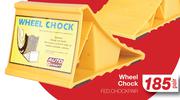 Auto Kraft Wheel Chock FED.CHOCKPAIR-Per Pair