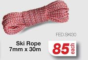 Ski Rope 7mm x 30m FED.SKI30-Each