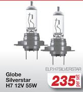 Globe Silver Star H7 12V 55W ELP.H7SILVERSTAR-Per Set
