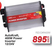 Autokraft 400W Power inverter 12/24V FED.CAR400W-Each