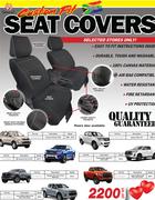 Skinz Custom Fit Seat Covers For VW Amarok S/C & D/C 2017+ FED.SKAMAFF-Per Set