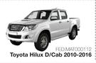 Race Rubber Mats For Toyota Hilux D/Cab 2010-2016 FED.MAT000112-Per Set