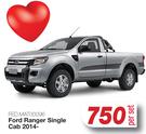 Race Rubber Mats For Ford Ranger Single Cab 2014- FED.MAT00096-Per Set