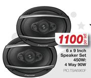 Pioneer 6 x 9 Inch Speaker Set 450W 4 Way 90W PIO.TSA6960F-Per Set