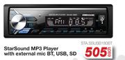 Star Sound MP3 Player With External Mic BT, USB, SD STA.SSUSB180BT-Each
