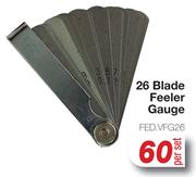 26 Blade Feeler Gauge FED.VFG26-Per Set