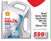 Shell Helix HX8 Synethetic 5W-40 Motor Oil SHL.550045698-5L Each
