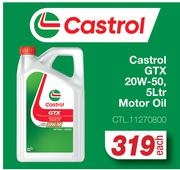 Castrol GTX 20W-50 Motor Oil CTL.11270800-5L Each
