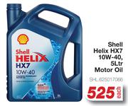 Shell Helix HX7 10W-40 Motor Oil SHL.625017066-5L Each