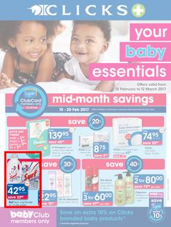 Clicks : Baby (15 Feb - 12 Mar 2017), page 1