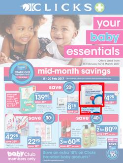 Clicks : Baby (15 Feb - 12 Mar 2017), page 1