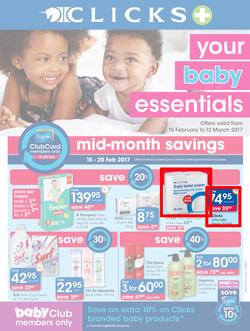 Clicks : Baby (15 Feb - 12 Mar 2017), page 1