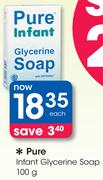 Pure Infant Glycerine Soap-100g